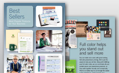 Full-color catalogs, product digests, brochures, sell sheets and more